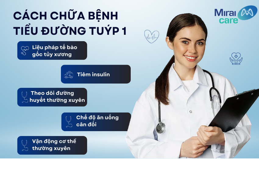 Cách chữa bệnh tiểu đường tuýp 1