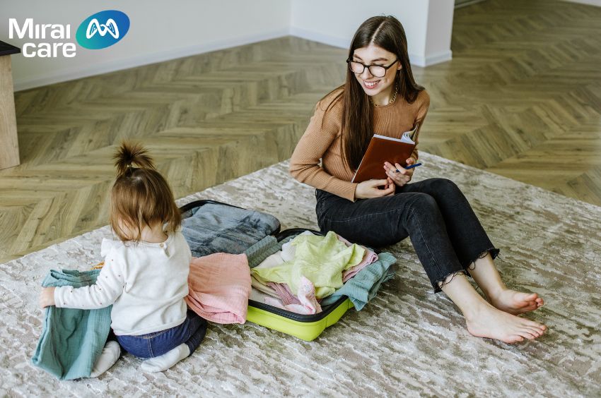 Cha mẹ hãy chuẩn bị sẵn sàng mọi thứ cho con trước chuyến đi  