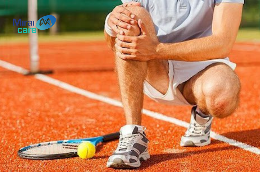 Chấn thương trong thể thao khiến vận động viên bị đau đầu gối