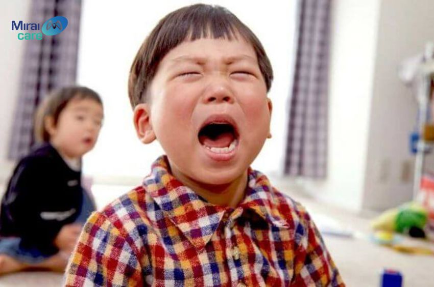 Khi không biết giao tiếp trẻ dễ có hành vi bùng nổ cảm xúc