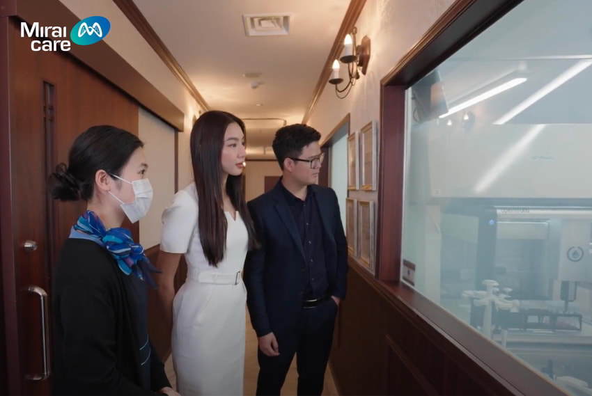 Hoa hậu Thùy Tiên chia sẻ trải nghiệm liệu pháp tế bào gốc tại Mirai Care