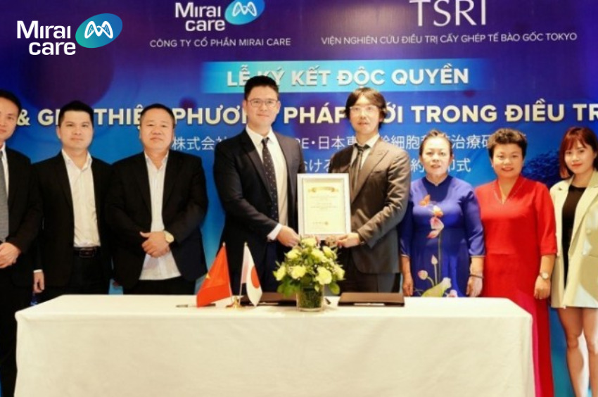 Mirai Care đơn vị độc quyền tại Việt Nam về liệu pháp tế bào gốc