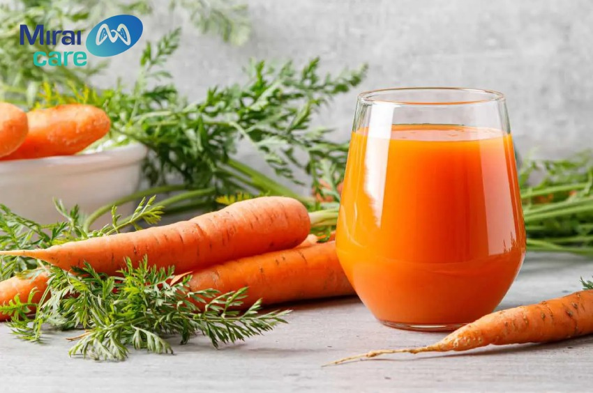 Nước ép cà rốt là loại thức uống dễ tìm và dễ uống