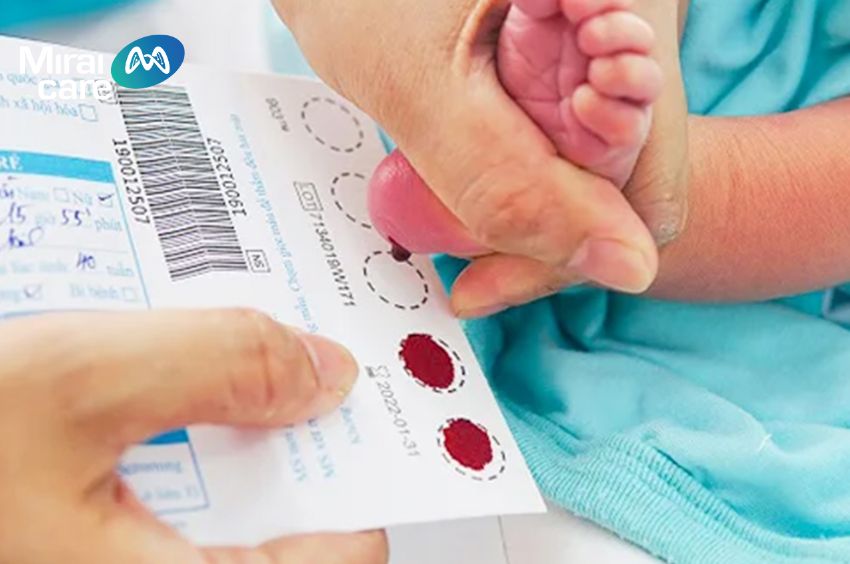 Sàng lọc sơ sinh có tác dụng phát hiện sớm rối loạn chuyển hóa bẩm sinh