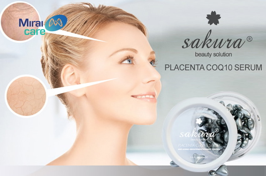 Serum tế bào gốc nhau thai cừu Sakura Placenta CoQ10 