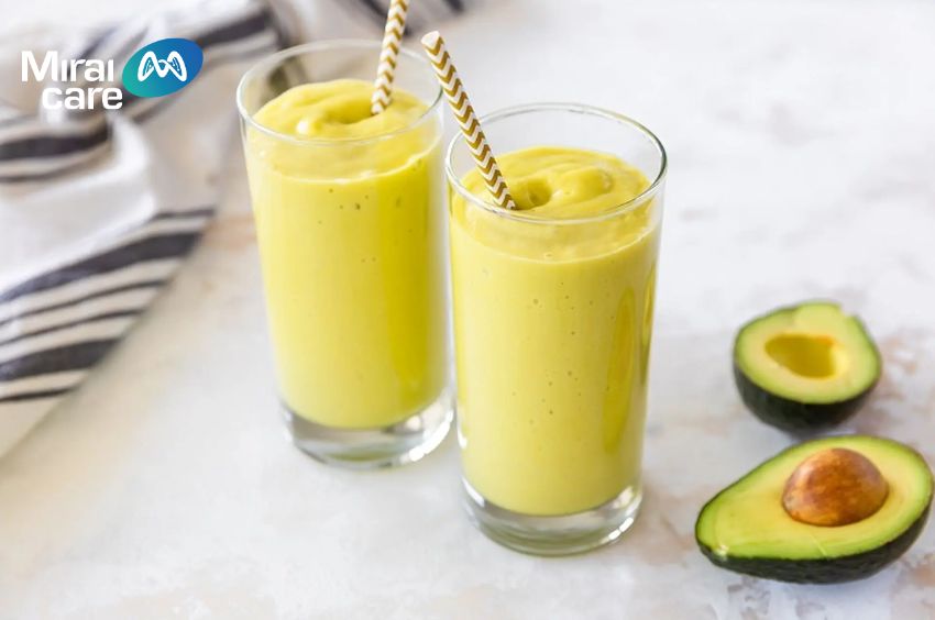 Sinh tố cung cấp thêm các vitamin và chất béo thiết yếu cho cơ thể
