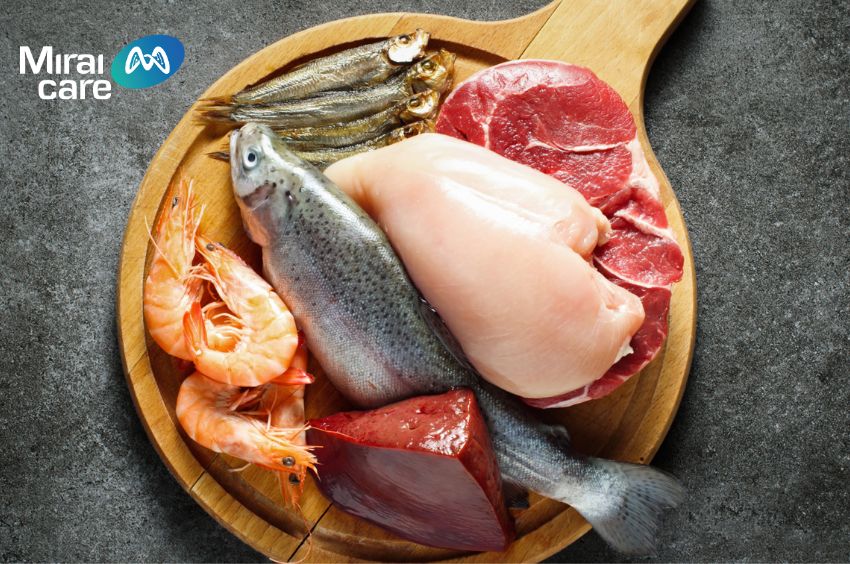 Thịt, cá, gia cầm tự nhiên