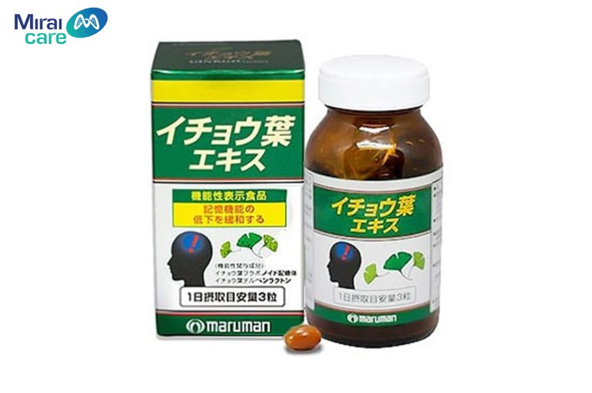 Thuốc bổ não Ginkgo Biloba của Nhật Bản