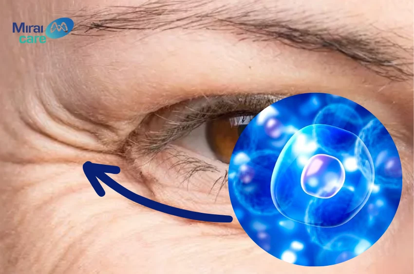 Trẻ hóa da vùng mắt bằng công nghệ tế bào gốc
