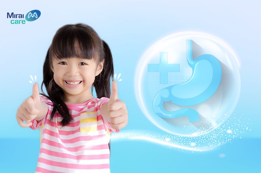 Chế độ ăn phù hợp giúp nâng cao sức khỏe đường ruột của trẻ