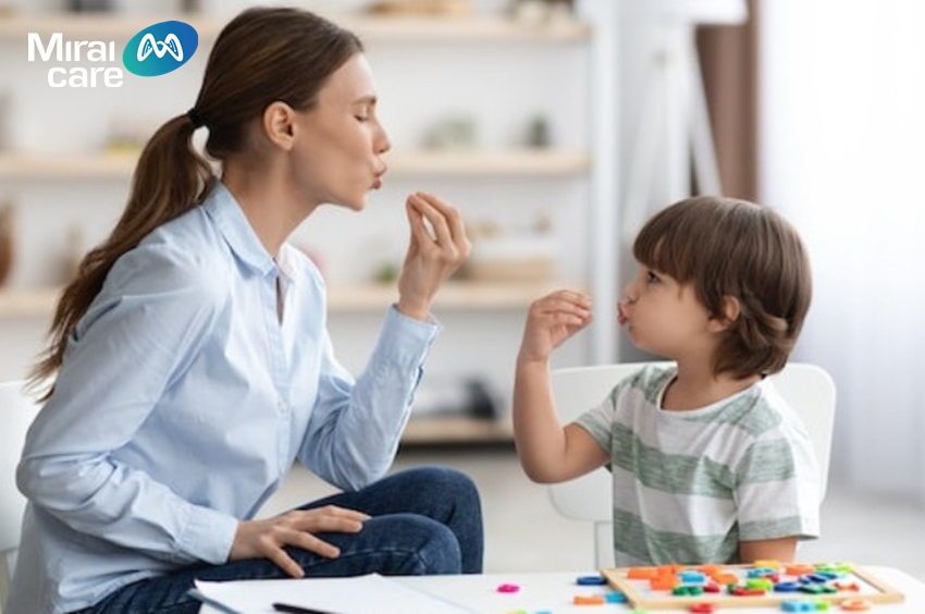 Trị liệu ngôn ngữ thông qua trò chơi, tăng tương tác bằng ánh mắt