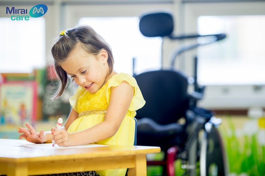 Trí tuệ của trẻ bại não thể múa vờn hoàn toàn có thể phát triển như những đứa trẻ bình thường