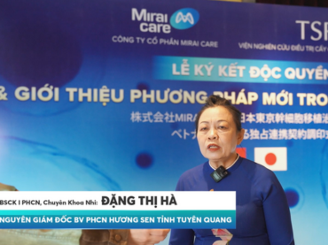 Dịch vụ tế bào gốc được tư vấn bởi Mirai Care