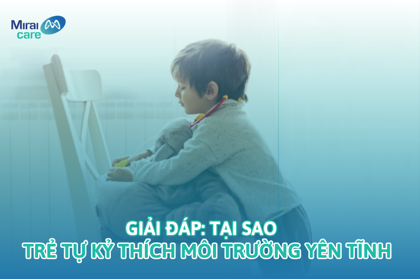 Top 2 nguyên nhân tại sao trẻ tự kỷ thích môi trường yên tĩnh